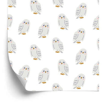 Wallpaper Delicate Owls