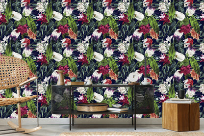 Wallpaper Colorful Flowers