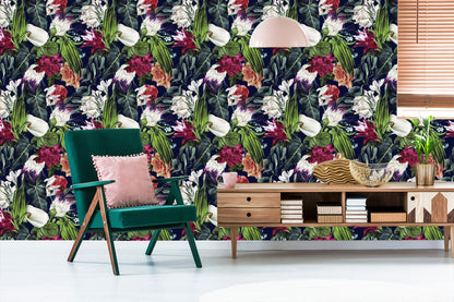 Wallpaper Colorful Flowers