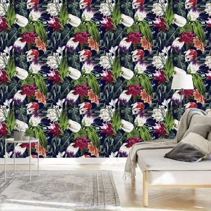 Wallpaper Colorful Flowers