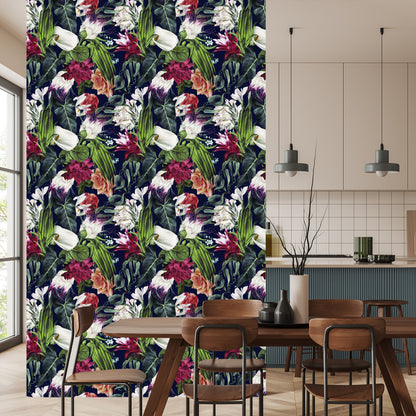 Wallpaper Colorful Flowers