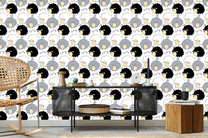 Wallpaper Smiling Sheeps
