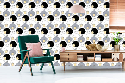 Wallpaper Smiling Sheeps