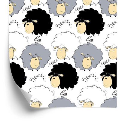 Wallpaper Smiling Sheeps