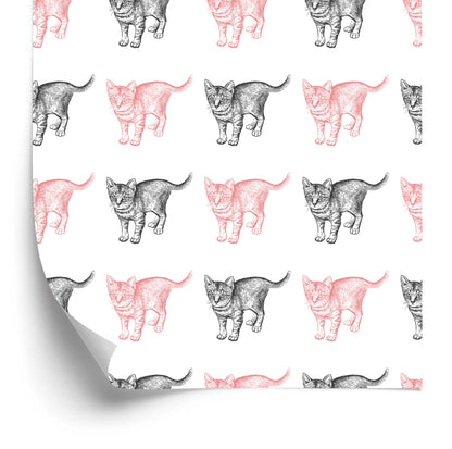 Wallpaper Pastel Cats