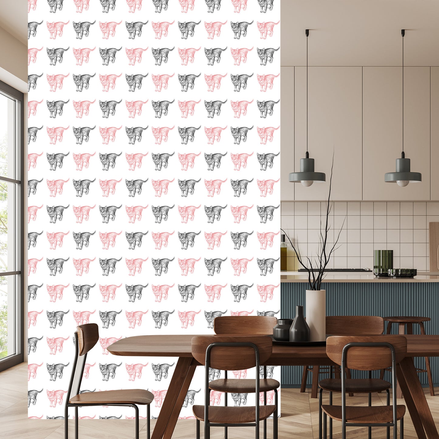 Wallpaper Pastel Cats
