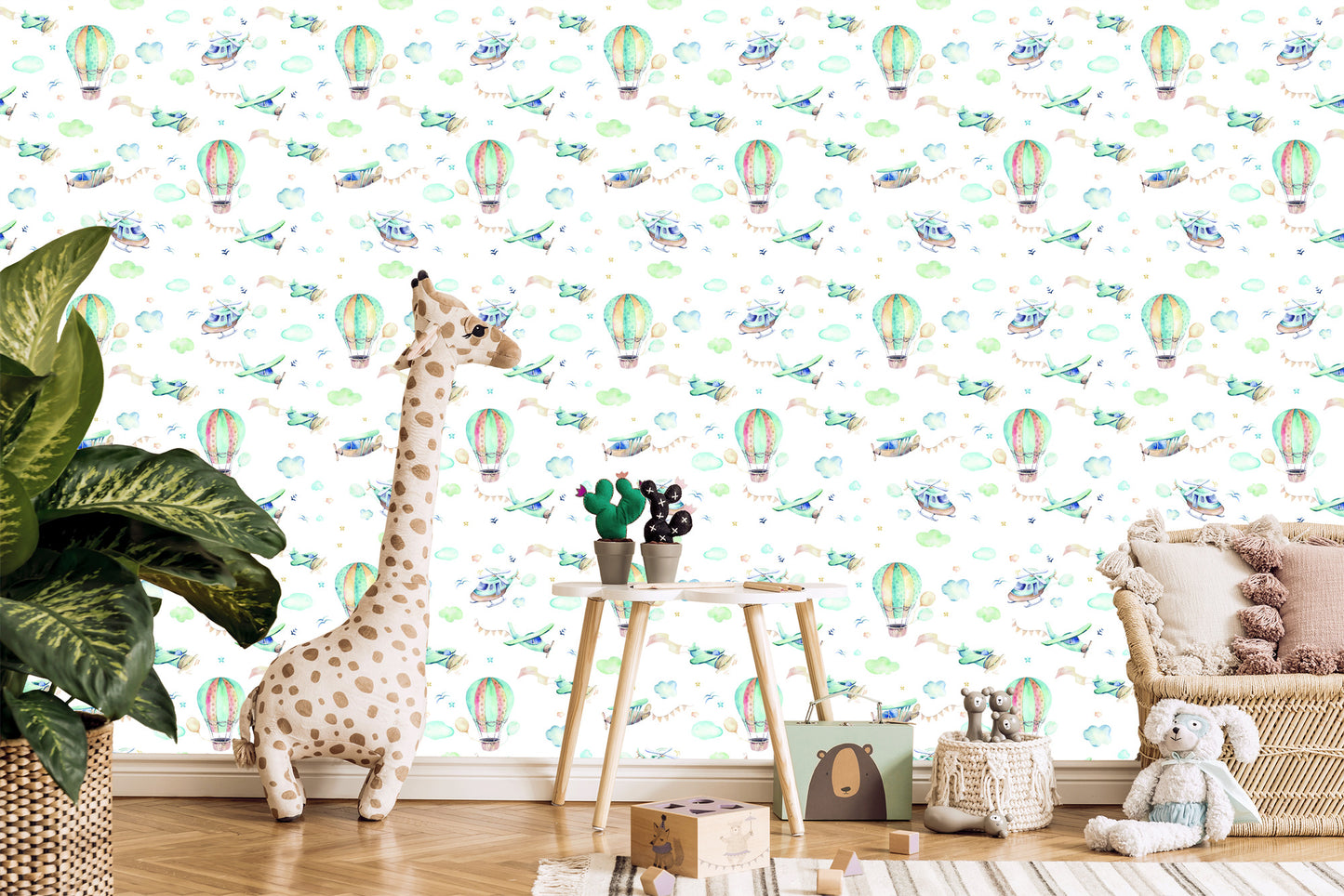 Wallpaper Balloons In The Middle Of Stars