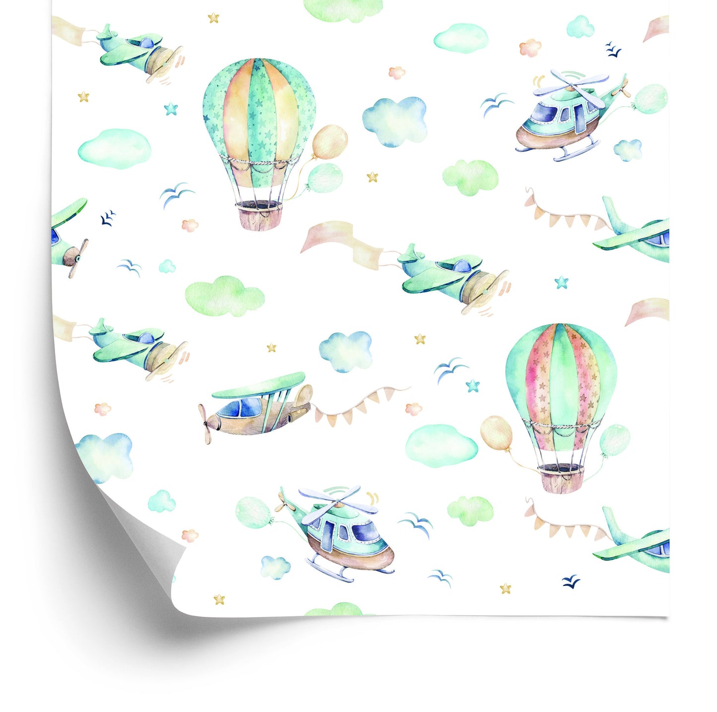 Wallpaper Balloons In The Middle Of Stars