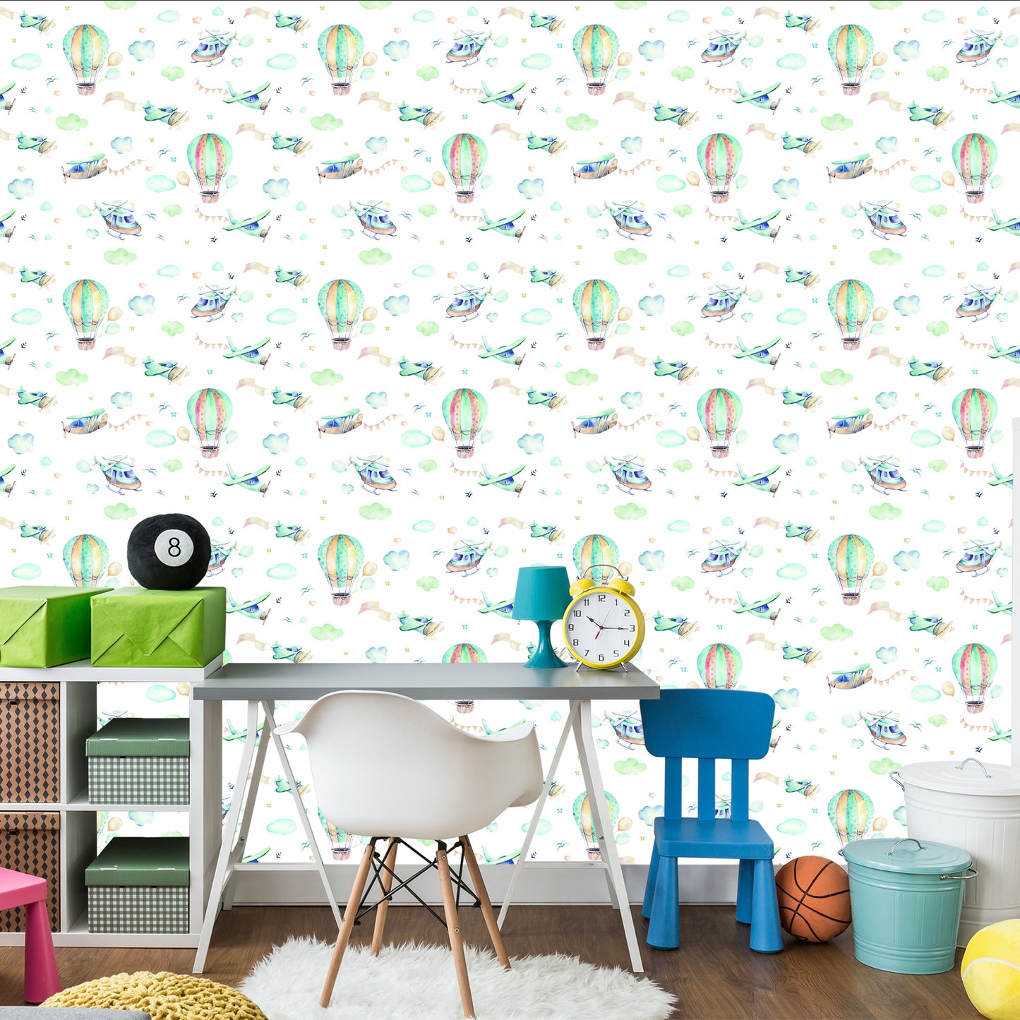Wallpaper Balloons In The Middle Of Stars
