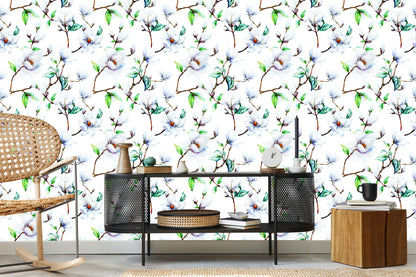 Wallpaper White Magnolia