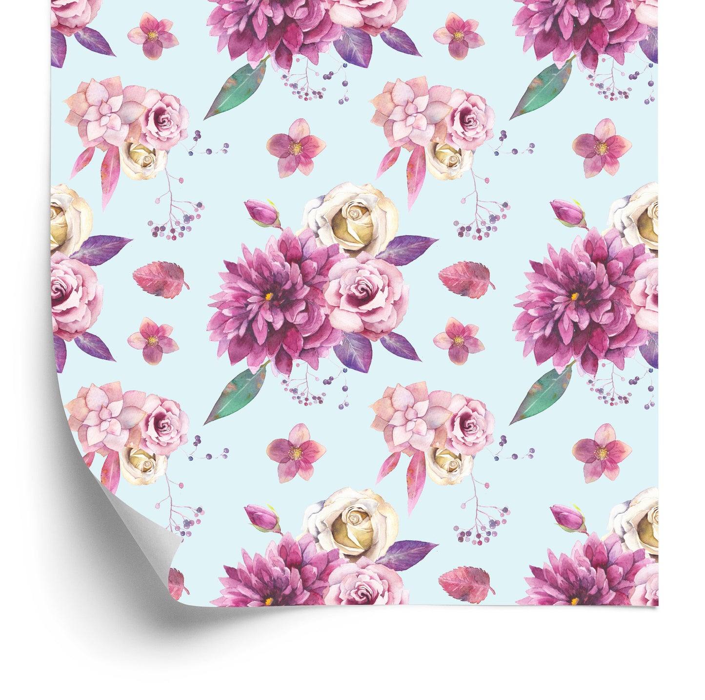 Wallpaper Vintage Style Bouquet Of Roses