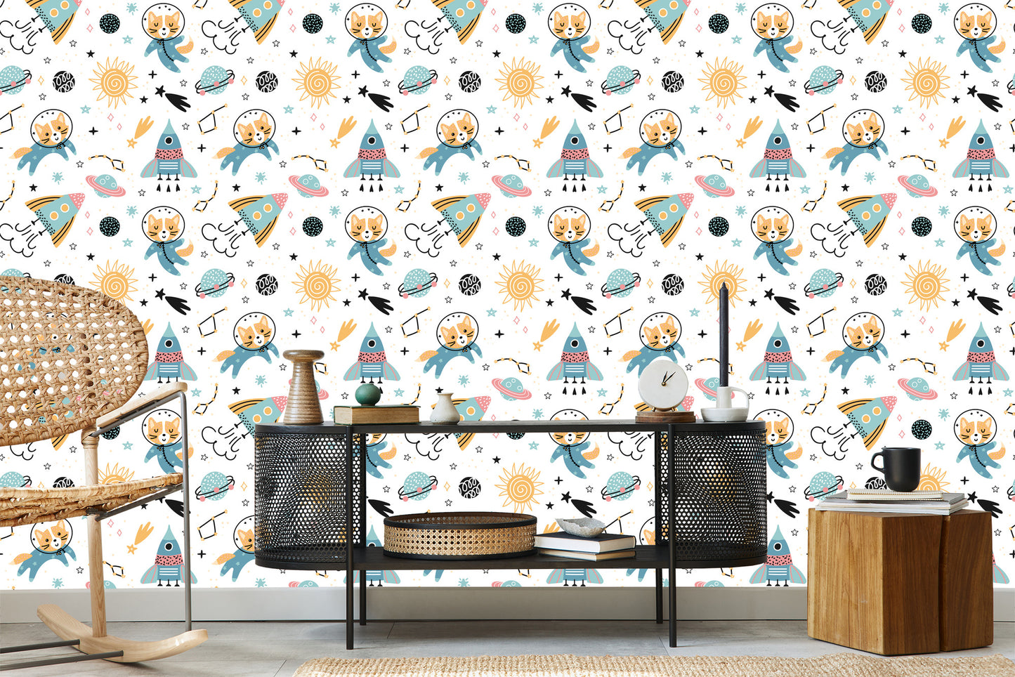 Wallpaper Fabulous Cat In Space