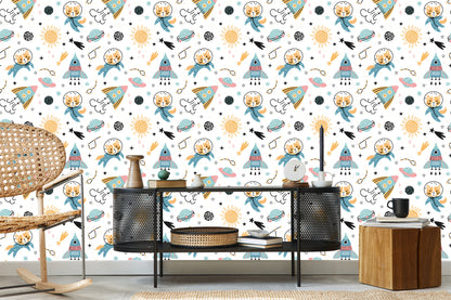 Wallpaper Fabulous Cat In Space