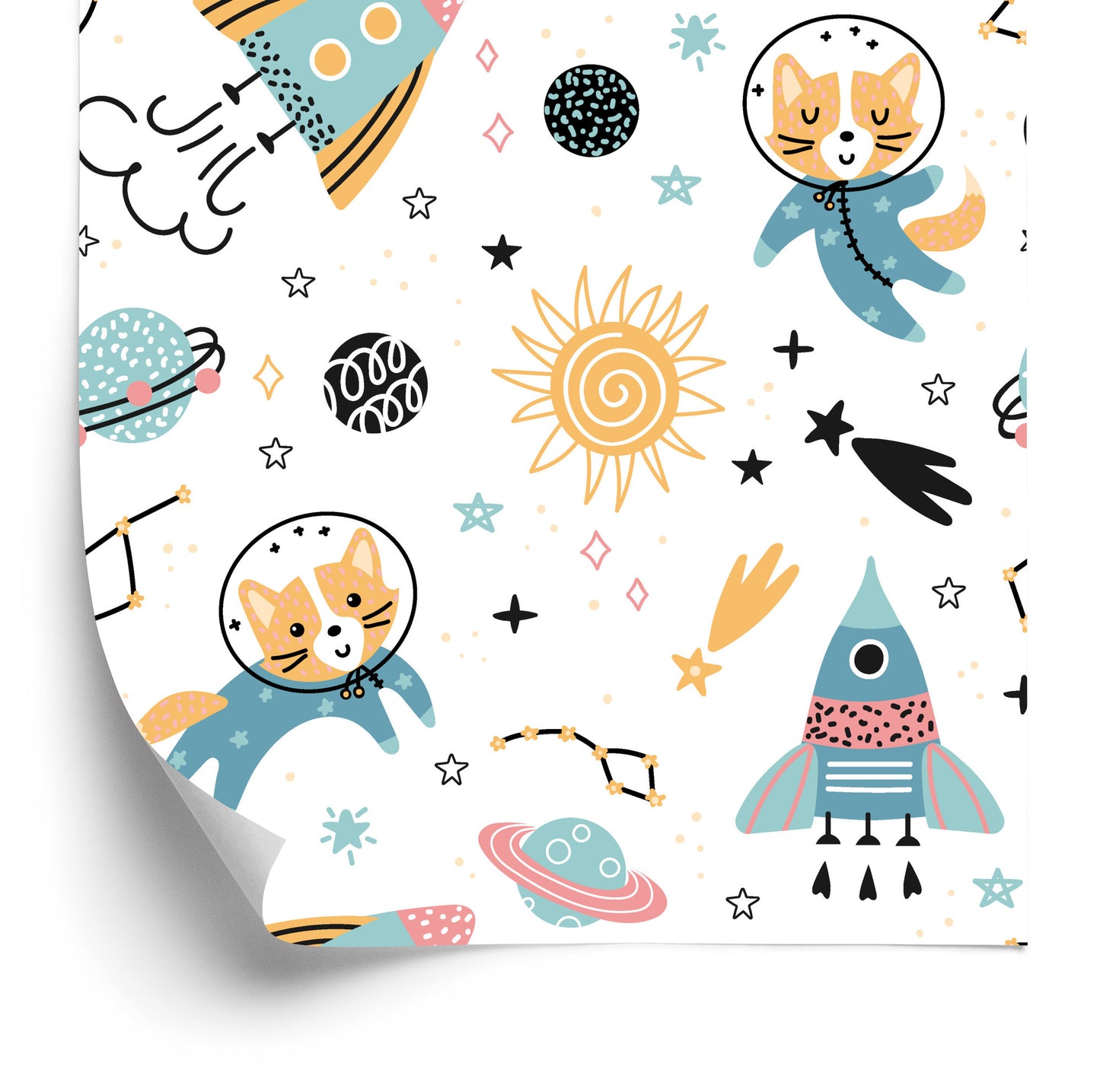Wallpaper Fabulous Cat In Space