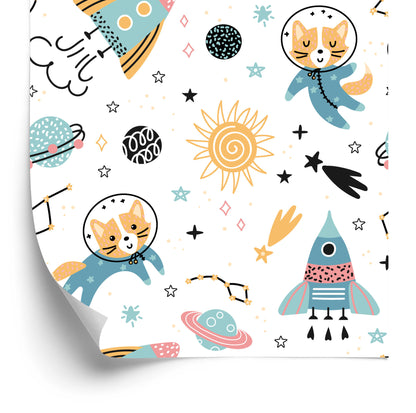 Wallpaper Fabulous Cat In Space