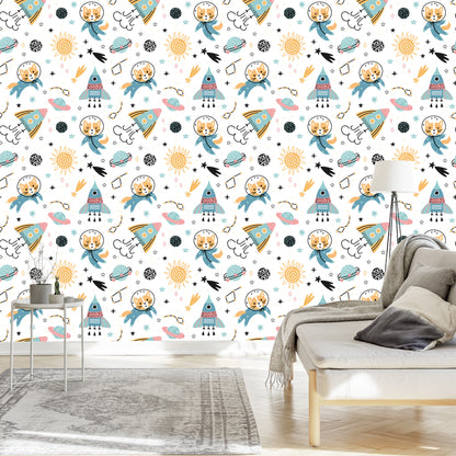 Wallpaper Fabulous Cat In Space