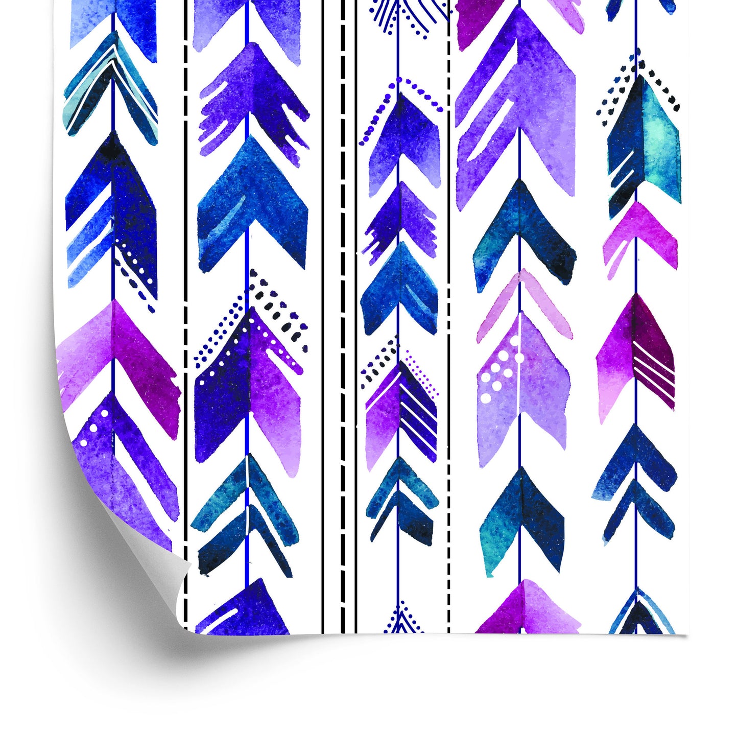 Wallpaper Painted Arrows