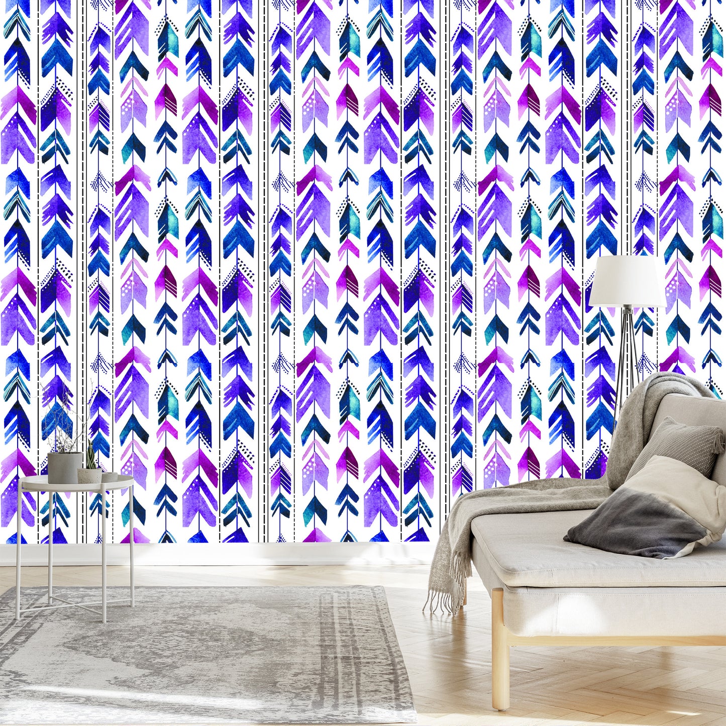 Wallpaper Painted Arrows