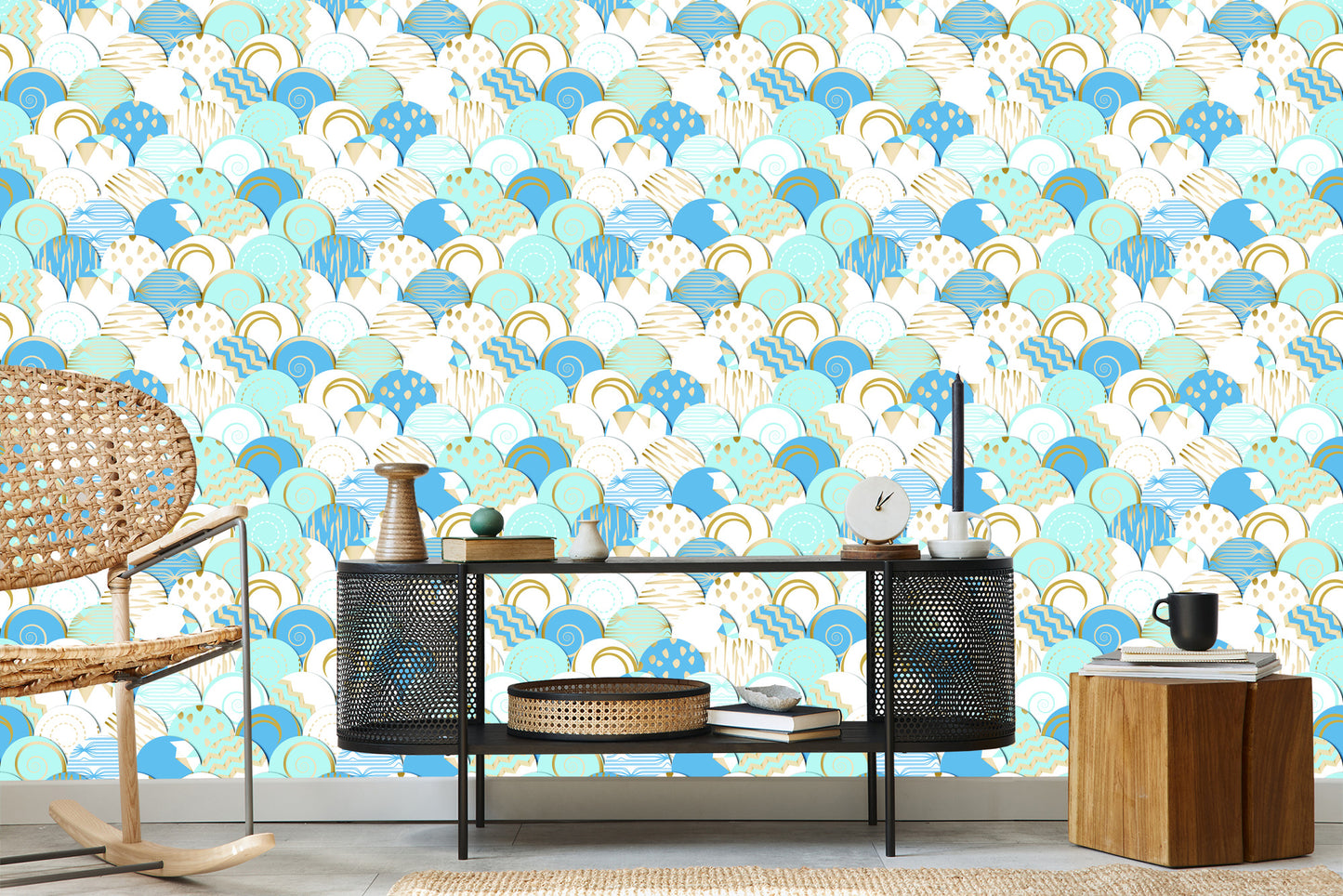 Wallpaper Patterned Coloured Balls