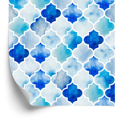 Wallpaper Painted Moroccan Ornaments