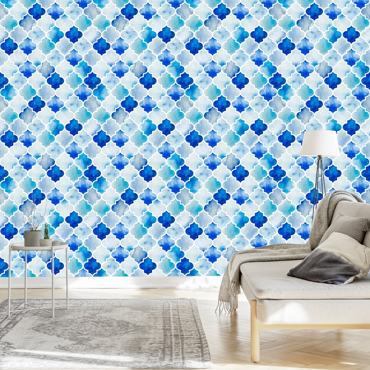 Wallpaper Painted Moroccan Ornaments
