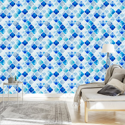 Wallpaper Painted Moroccan Ornaments