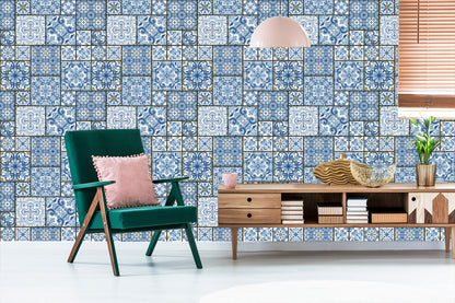 Wallpaper Traditional Spanish Mosaic