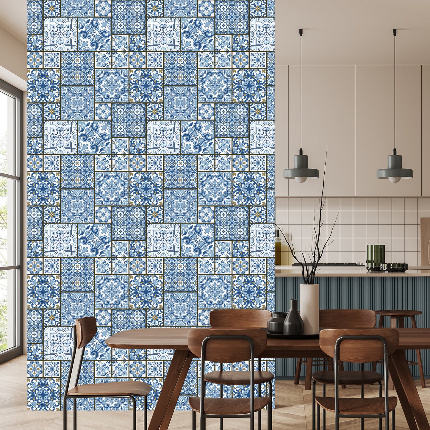 Wallpaper Traditional Spanish Mosaic