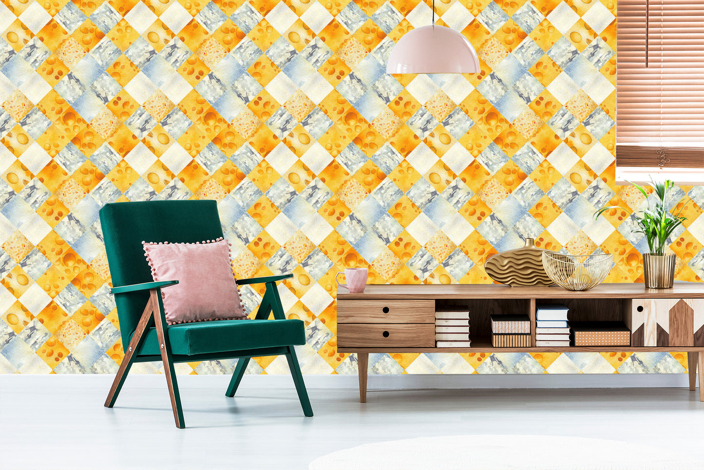 Wallpaper Abstract Geometric Mosaic
