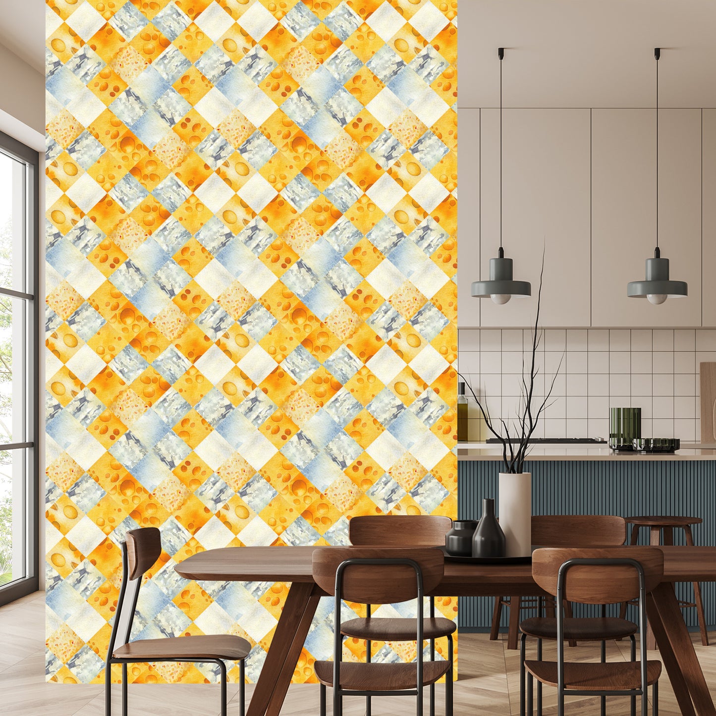 Wallpaper Abstract Geometric Mosaic
