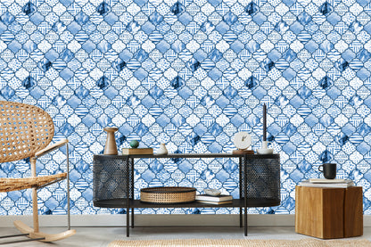 Wallpaper Moroccan Geometric Pattern