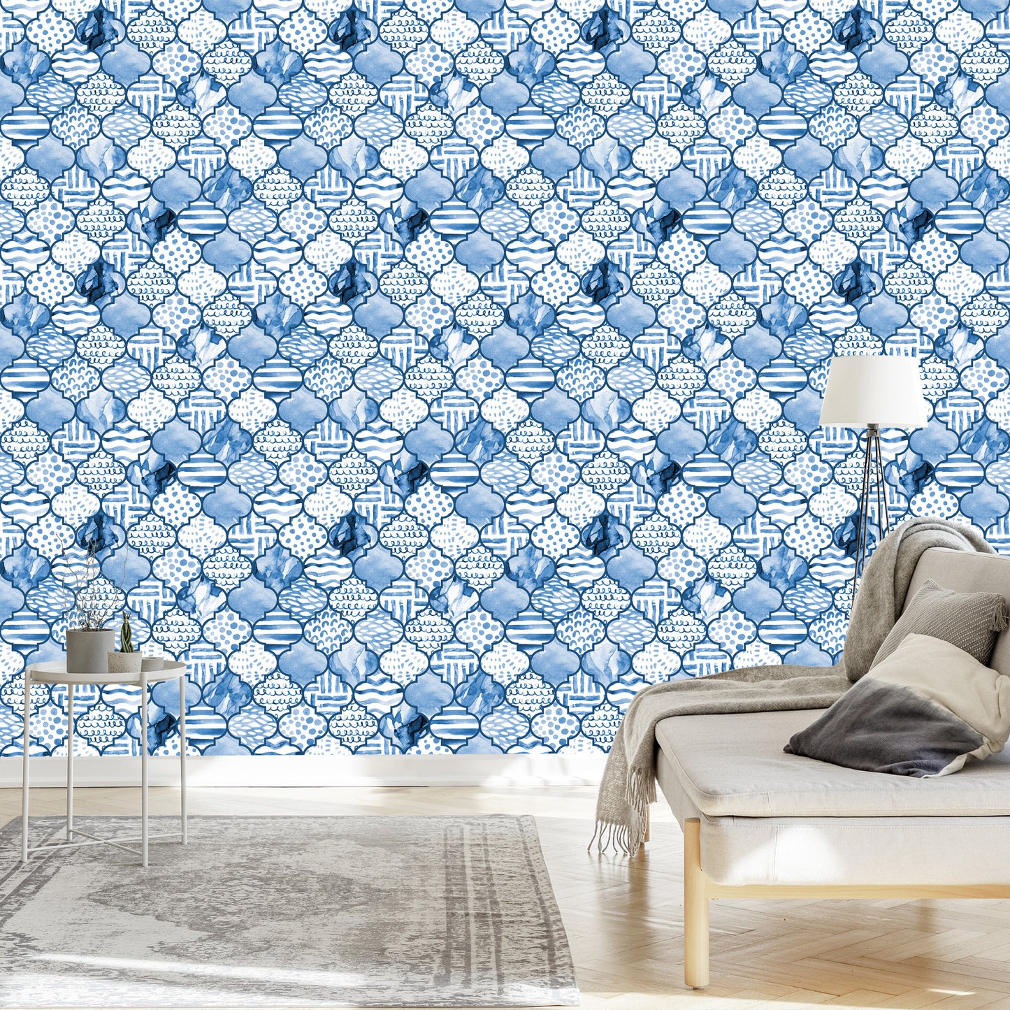 Wallpaper Moroccan Geometric Pattern