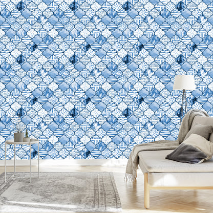 Wallpaper Moroccan Geometric Pattern