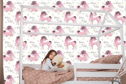 Wallpaper Fairytale Unicorns