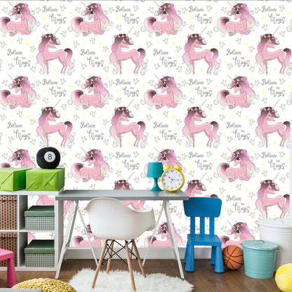 Wallpaper Fairytale Unicorns