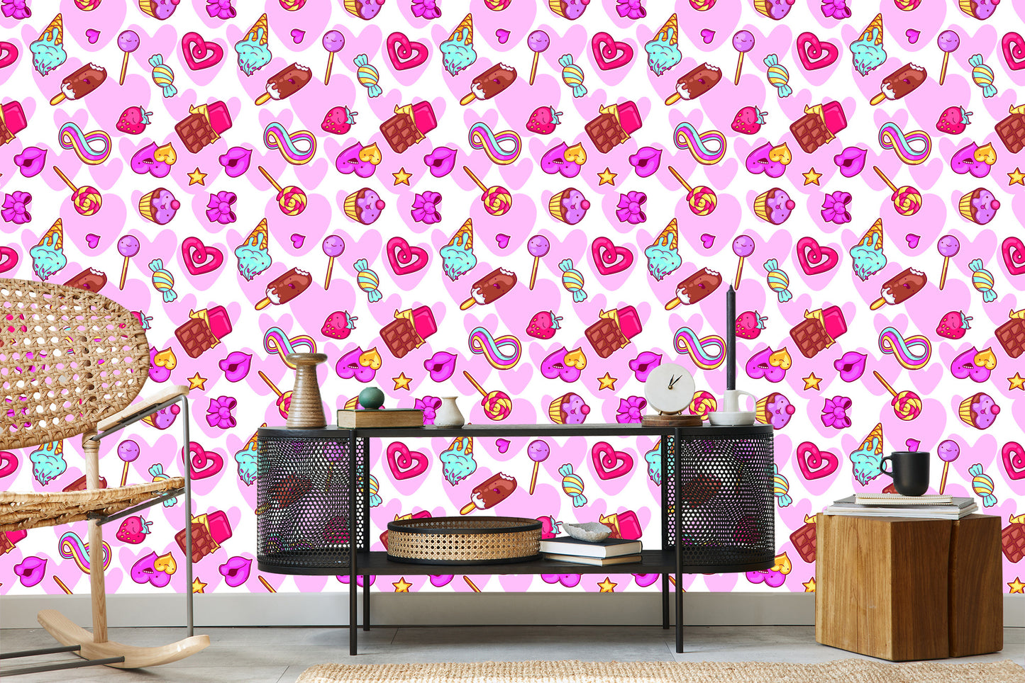 Wallpaper Happy, Colorful Sweets
