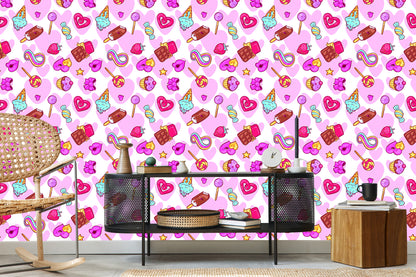 Wallpaper Happy, Colorful Sweets
