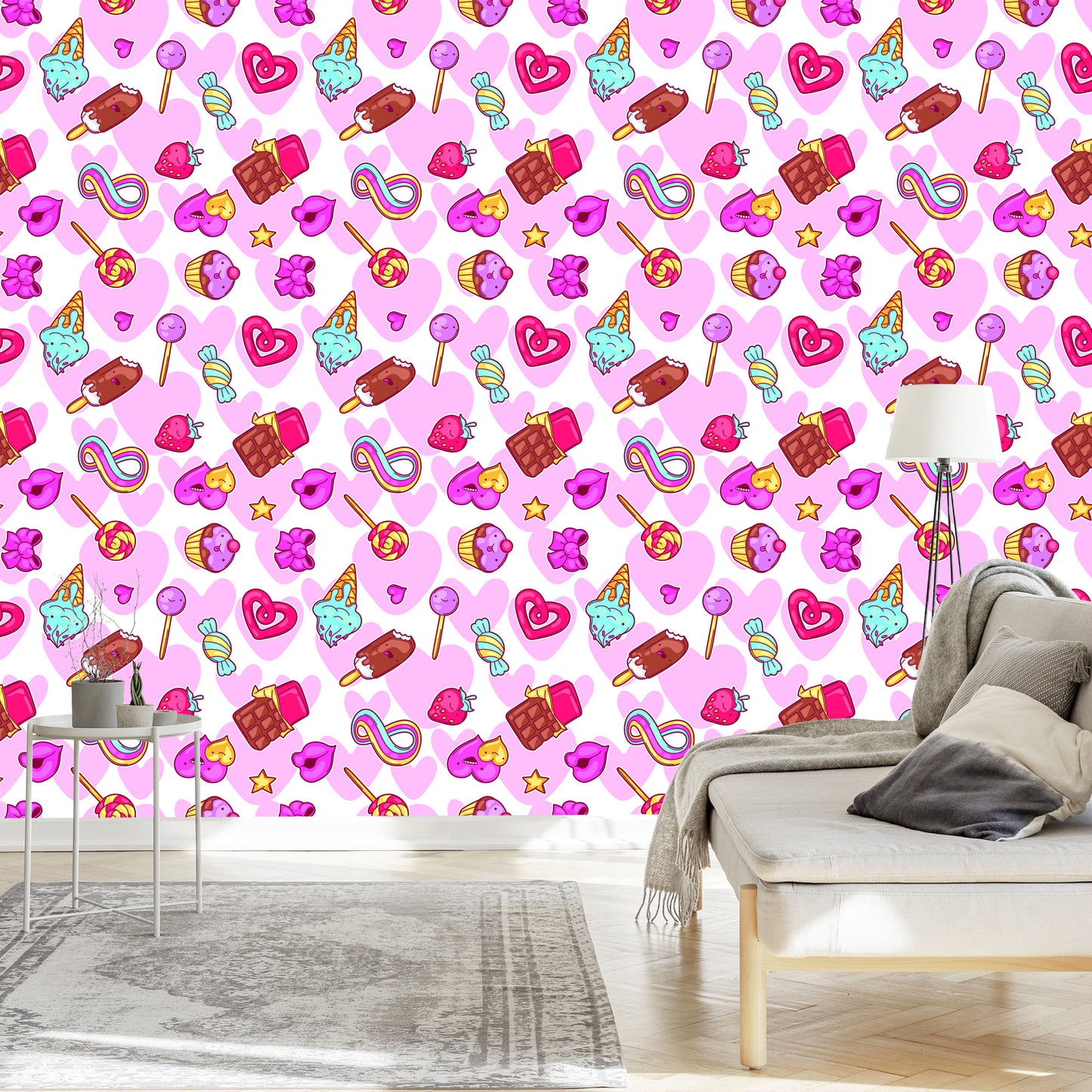 Wallpaper Happy, Colorful Sweets