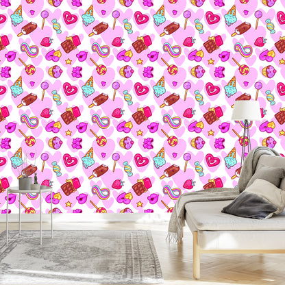 Wallpaper Happy, Colorful Sweets