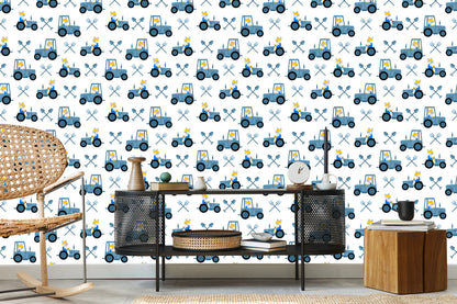 Wallpaper Bears With Tractors