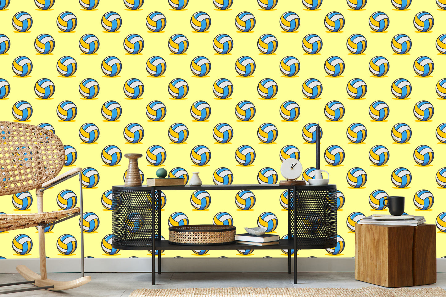 Wallpaper Vintage Volleyballs