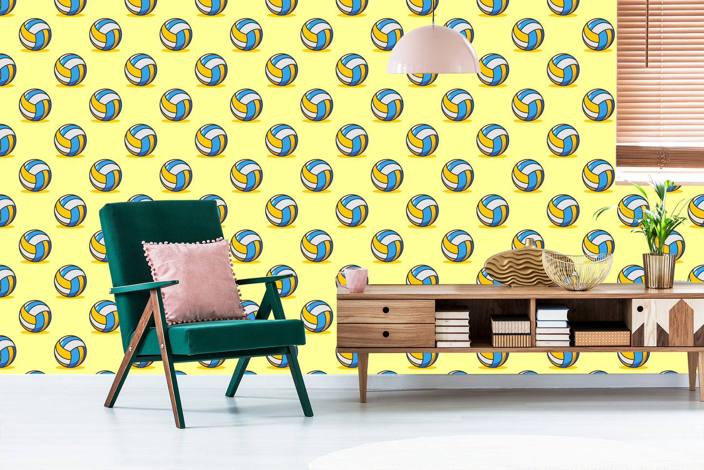 Wallpaper Vintage Volleyballs