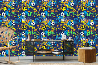 Wallpaper Footballs In Urban Style