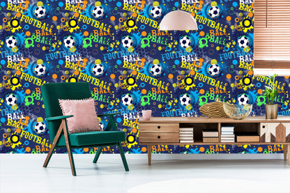 Wallpaper Footballs In Urban Style