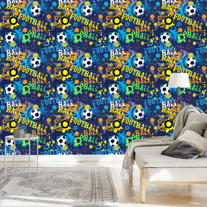 Wallpaper Footballs In Urban Style