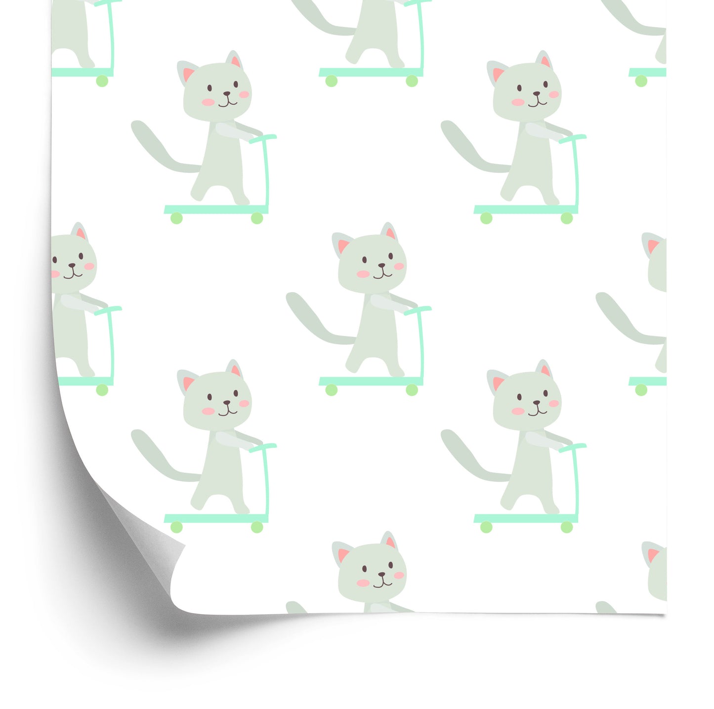 Wallpaper Kittens On Scooters