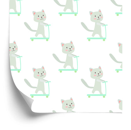 Wallpaper Kittens On Scooters