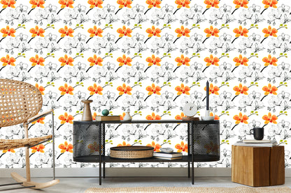 Wallpaper For The Salon Flowers Orchids Orchid Nature