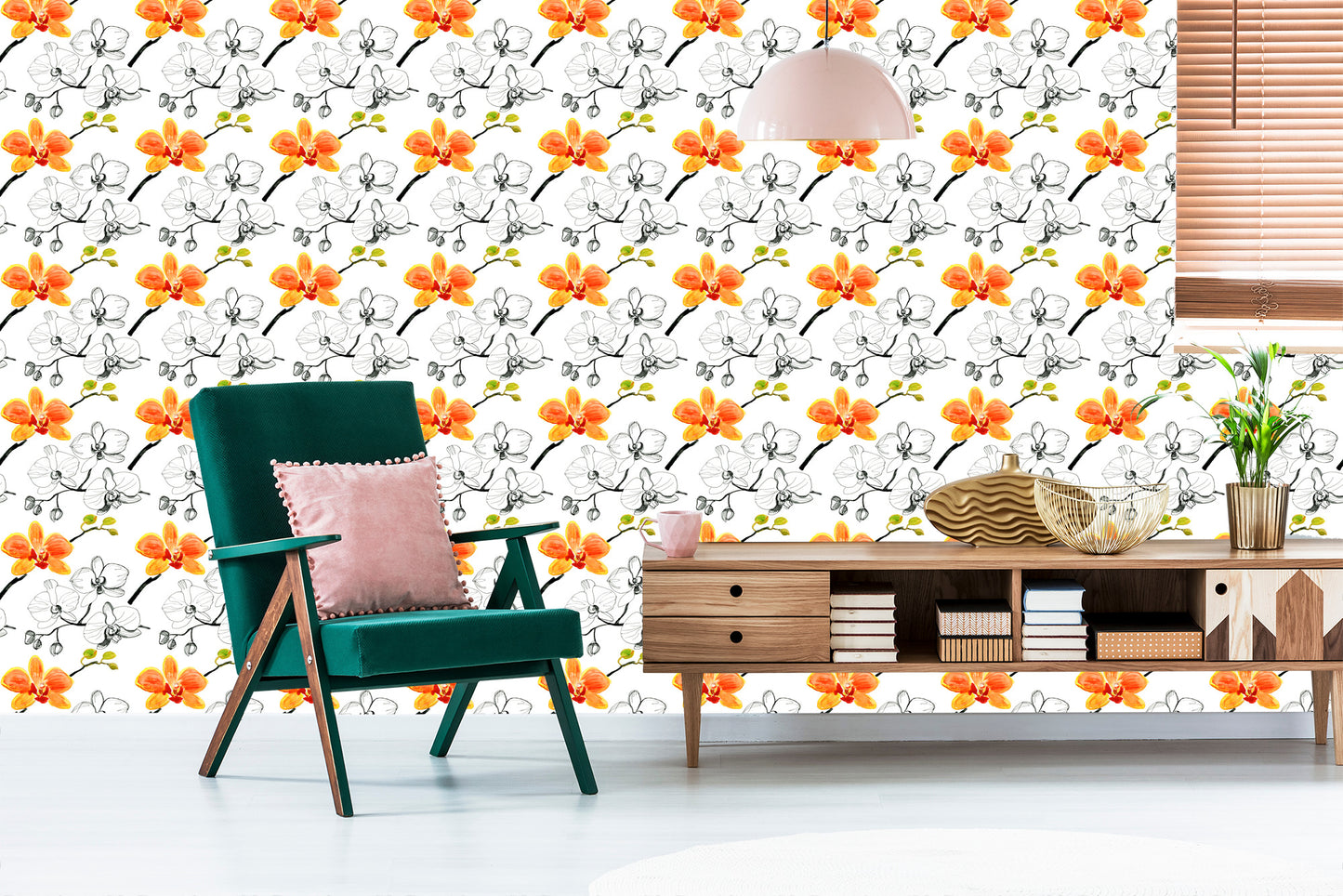 Wallpaper For The Salon Flowers Orchids Orchid Nature