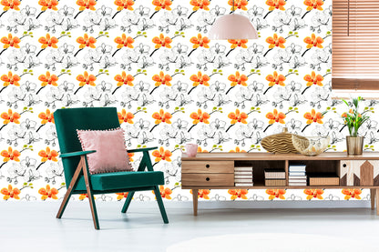 Wallpaper For The Salon Flowers Orchids Orchid Nature